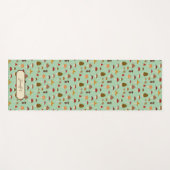 Tapis De Yoga Champignons d'automne Yoga Mat (Devant (Horizontal))