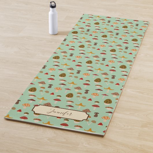 Tapis De Yoga Champignons d'automne Yoga Mat (En situation)