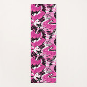Tapis De Yoga Chaos rose chaud - Pink clair Tropical (Devant)
