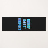 Tapis De Yoga chaque corps est parfait (Devant (Horizontal))