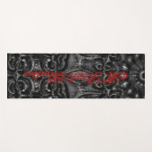 Tapis De Yoga Charbon Mandala Yoga Mat (Devant (Horizontal))