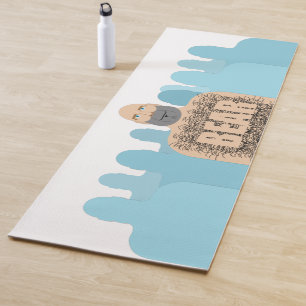 Tapis De Yoga Chariot d'homme ours chauve musclé de SlipperyJoe 