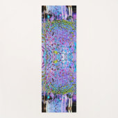 Tapis De Yoga Chartreuse impressionniste et fleurs du jardin Aqu (Devant)