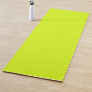 Tapis De Yoga  Chartreuse Jaune (couleur unie) 