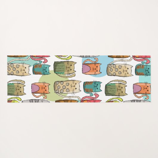 Tapis De Yoga Chat! (Dos (Horizontal))