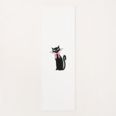 Tapis De Yoga Chat Atomique avec chatte rose Chatte Fille Nettoy (Devant)