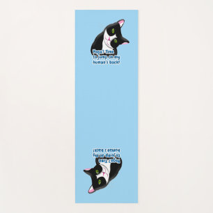 Tapis De Yoga Chat de Yoga amusant