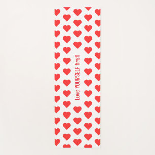 Tapis De Yoga Chat de Yoga de Coeur Rouge personnalisé - Devis p