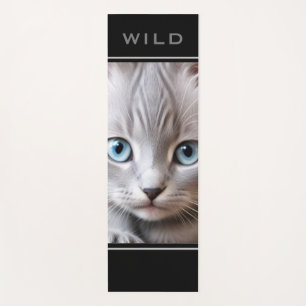 Tapis De Yoga Chat gris sauvage - Yoga Mat