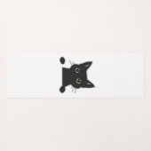 Tapis De Yoga Chat noir Yoga Mat (Dos (Horizontal))
