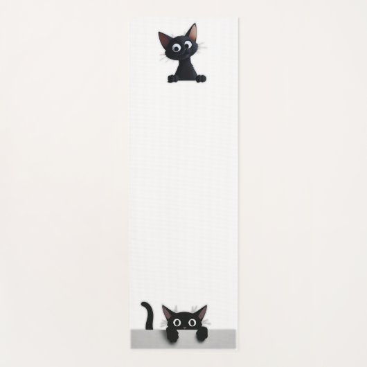 Tapis De Yoga Chat noir Yoga Mat (Devant)