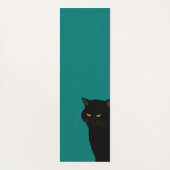 Tapis De Yoga Chat noir Yoga Mat (Dos)