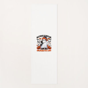 Tapis De Yoga Chat sans enfant dame Halloween Costume Fantôme Éf