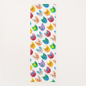 Tapis De Yoga Chats et amis d'aquarelle (Devant)