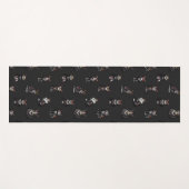 Tapis De Yoga Chats Goth (Devant (Horizontal))