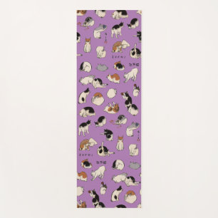 Tapis De Yoga Chats japonais (couleur variable)