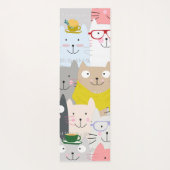 Tapis De Yoga Chats mignons (Dos)