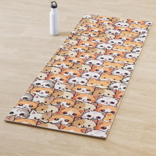 Tapis De Yoga Chats mignons chaton orange chaton animal Motif sa