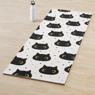 Tapis De Yoga Chats noirs
