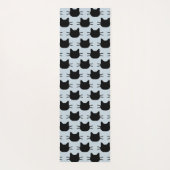 Tapis De Yoga Chats noirs Design Yoga Mat (Dos)