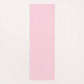 Tapis De Yoga Chaud rose moderne Script Girl Monogramme Nom (Dos)