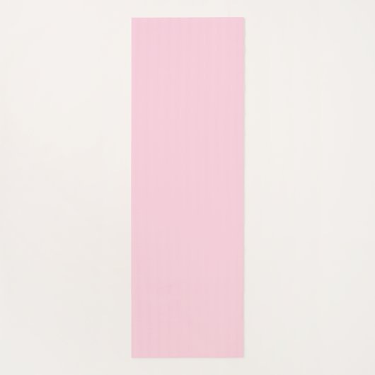 Tapis De Yoga Chaud rose moderne Script Girl Monogramme Nom (Dos)