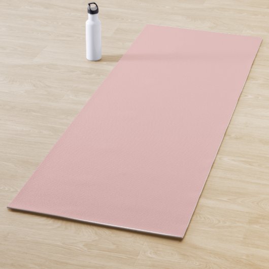 Tapis De Yoga Chaussons de ballet rose uni couleur Yoga Mat (En situation)