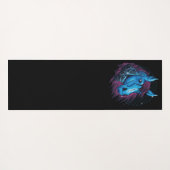 Tapis De Yoga Cheval de style cool des années 80 (Dos (Horizontal))