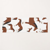 Tapis De Yoga Cheval Design (Devant (Horizontal))
