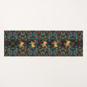 Tapis De Yoga Cheval Gaited Art Nouveau Abstrait (Devant (Horizontal))