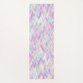 Tapis De Yoga Chevrons Abstraits (Devant)