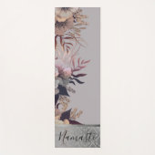 Tapis De Yoga Chic Floral Elegant Damask (Devant)