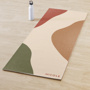 Tapis De Yoga Chic moderne Terracotta Yoga Mat