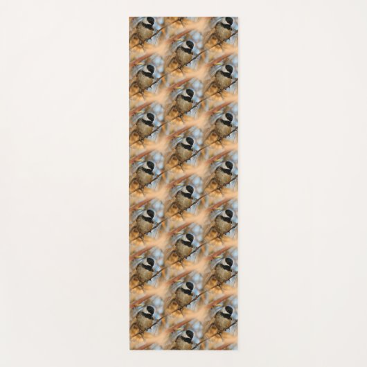 Tapis De Yoga Chickadee Songbird, Joli Espérant (Devant)