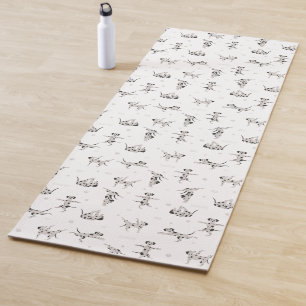 Tapis De Yoga Chien dalmate yoga