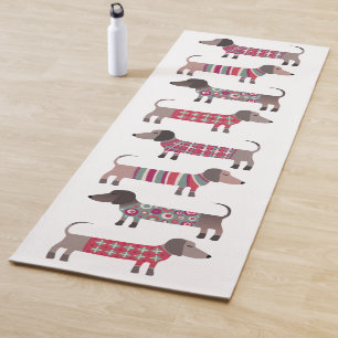 Tapis De Yoga Chien de saucisse Dachshund