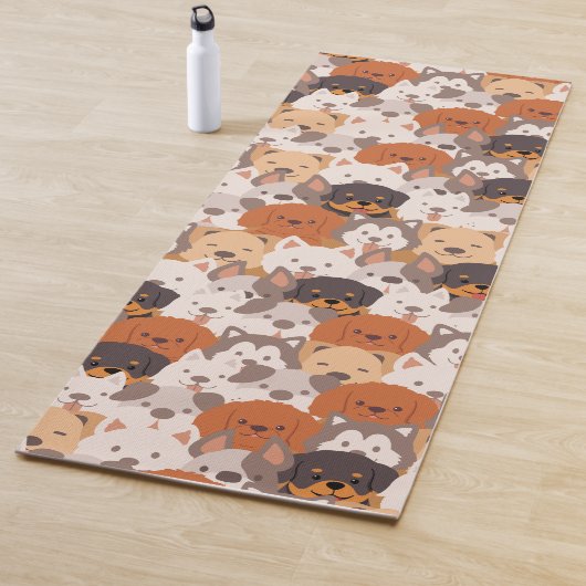 Tapis De Yoga Chien mignon Chien Chiot chien patte animal de com (En situation)