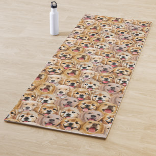 Tapis De Yoga Chien mignon Chien Chiot chien patte animal de com