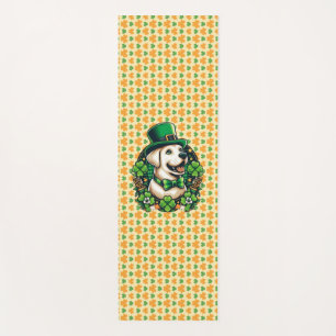 Tapis De Yoga Chien mignon de la Saint Patrick