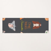 Tapis De Yoga Chien-Mom Personnalisable (Devant (Horizontal))