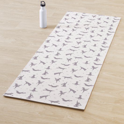 Tapis De Yoga Chien Weimaraner Yoga Mat (En situation)