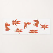 Tapis De Yoga Chien Yoga Pose Mat (Devant (Horizontal))