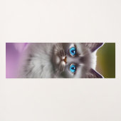 Tapis De Yoga Chiens et chats AI Art Yoga Mat (Dos (Horizontal))