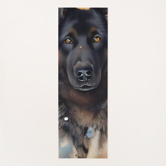 Tapis De Yoga Chiens et chats AI Art Yoga Mat (Devant)
