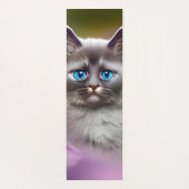 Tapis De Yoga Chiens et chats AI Art Yoga Mat (Dos)