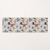 Tapis De Yoga Chiens Et Chats Cutes Design Motif (Devant (Horizontal))