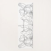 Tapis De Yoga Chiffres Girls Gym (Dos)