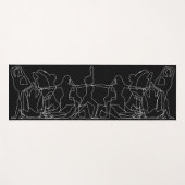 Tapis De Yoga Chiffres Girls Gym (Devant (Horizontal))