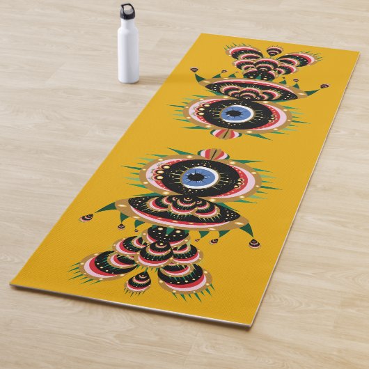 Tapis De Yoga Chimera - Poisson Oiseau Yoga Mat (En situation)