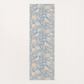 Tapis De Yoga Chinoiserie Bird and Flower Seamless Pattern (Dos)